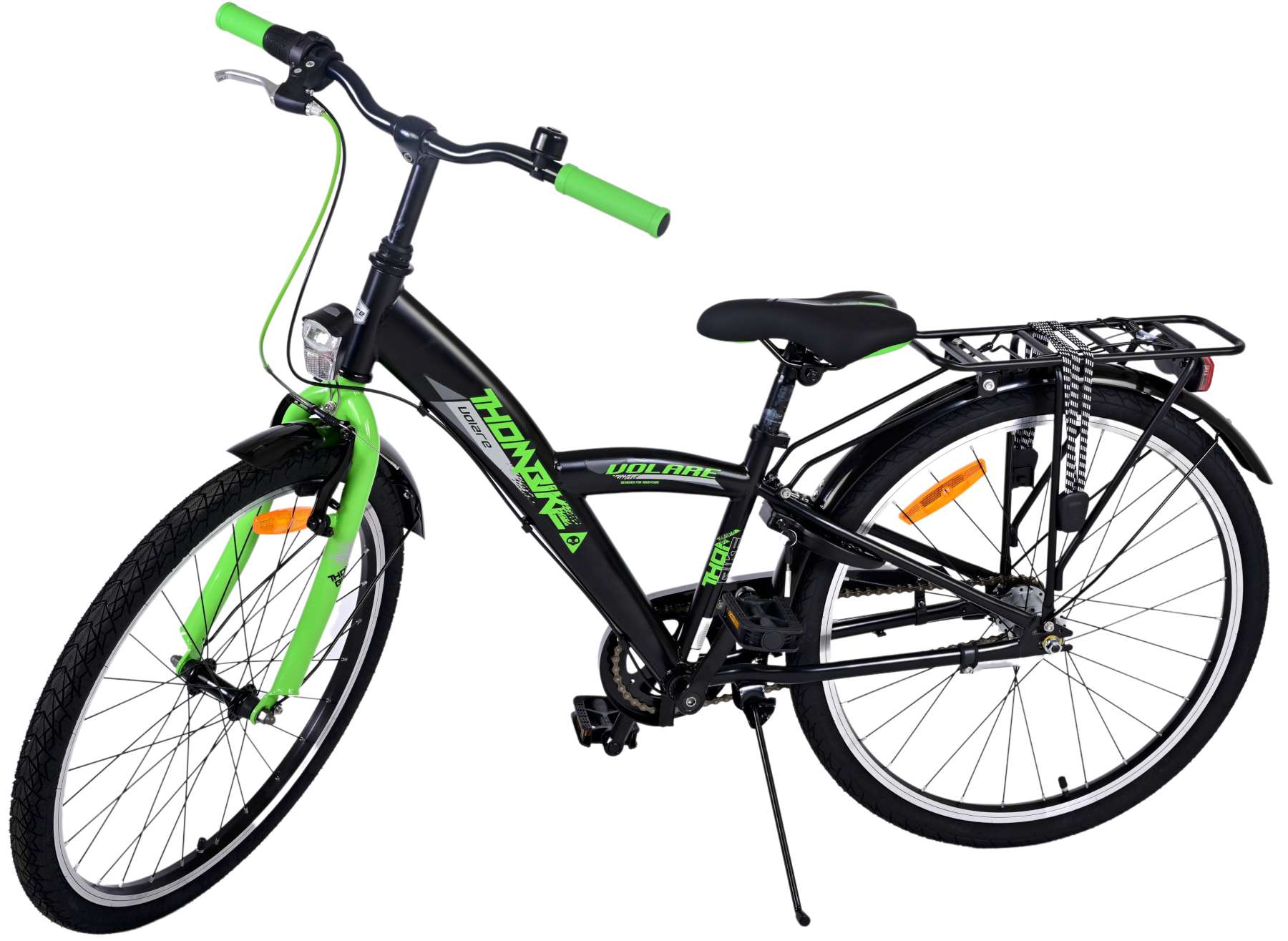 Kinderfahrrad Thombike für Jungen 24 Zoll Kinderrad in Grün Schwarz