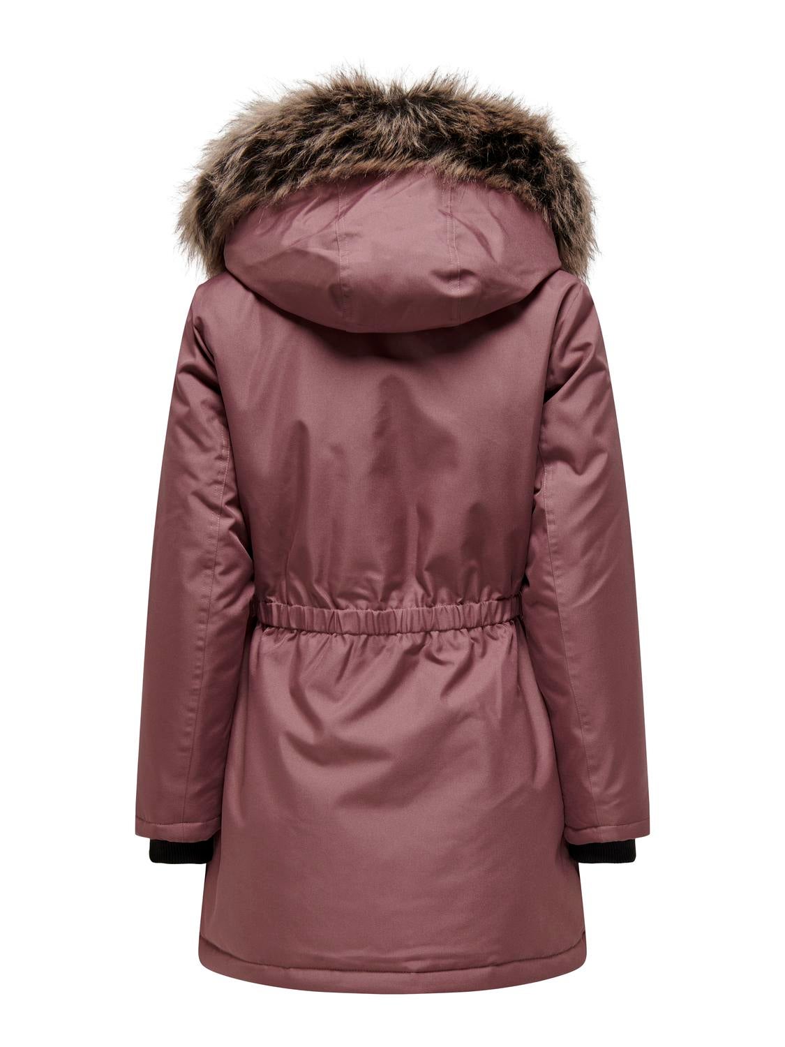 ONLIRIS Langer Parka Rose Brown