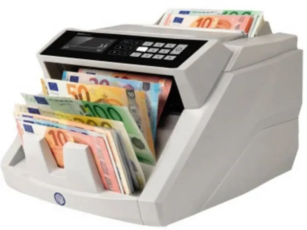 Safescan 2465-S - Pengeseddeltæller - falskmøntneridetektion - automatisk - EUR, GBP, CHF, USD, PLN, SEK, NOK - grå