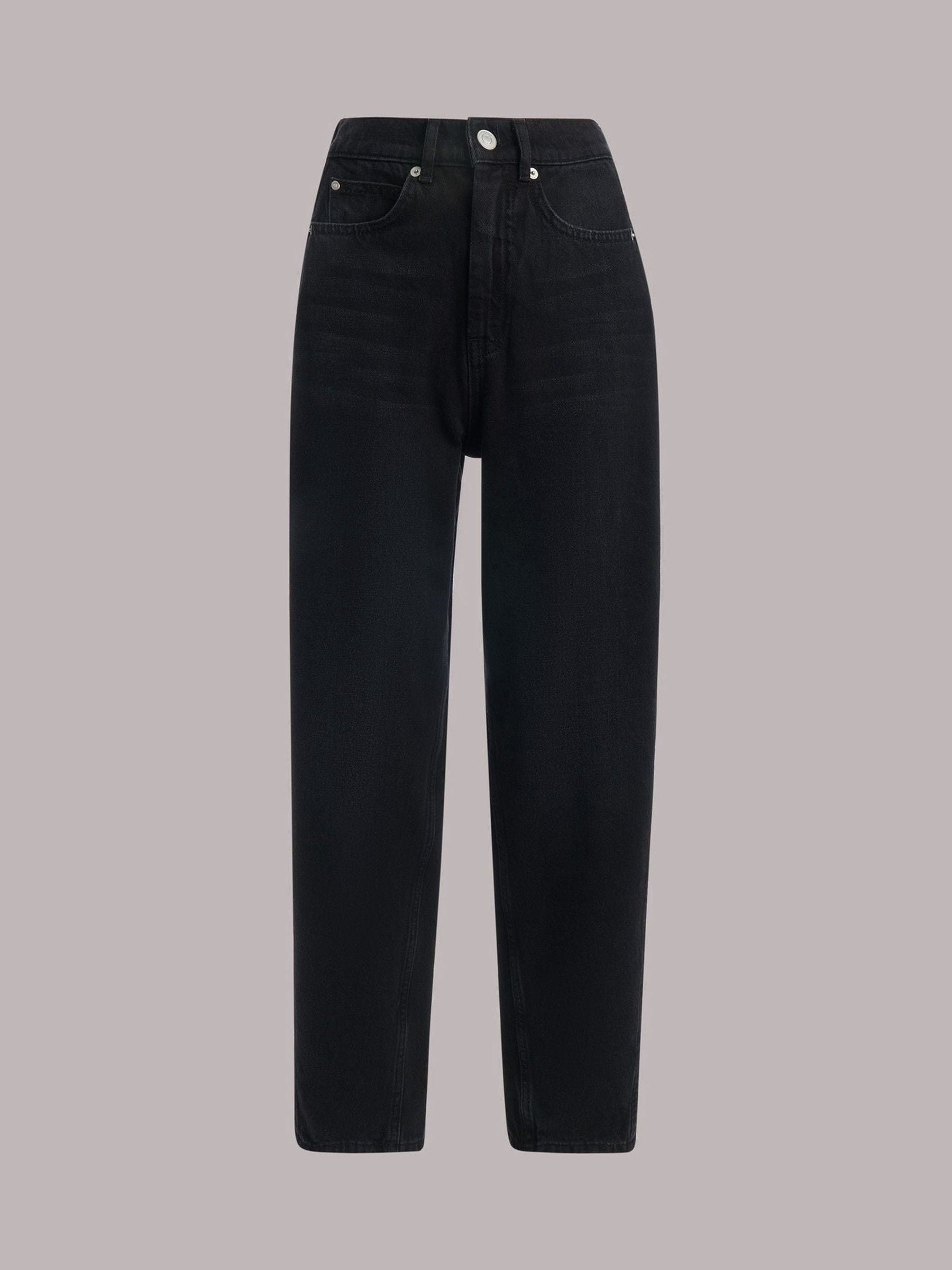 Whistles Petite Authentic Barrel Leg 100% Cotton Jeans