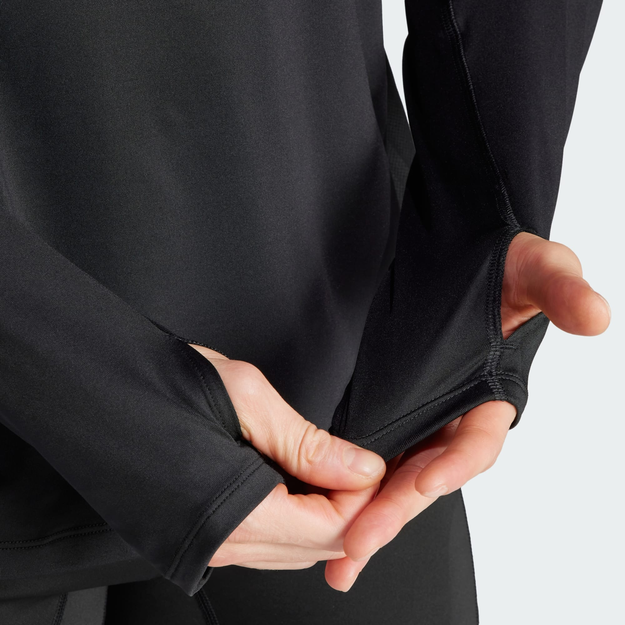 Own the Run Half-Zip Herre Black