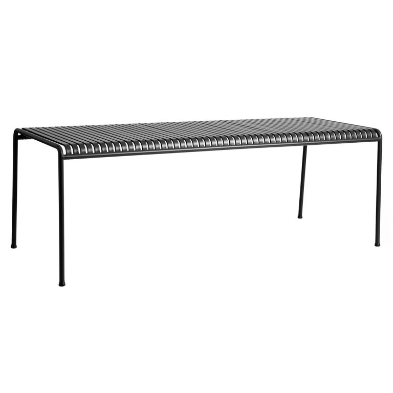 Hay Palissade tafel 220x90 antraciet