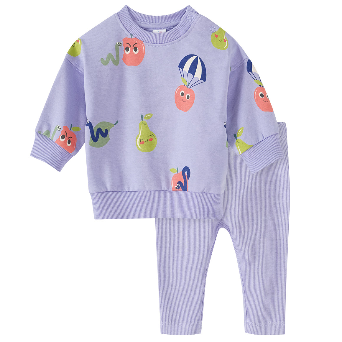 Topomini Newborn Sweatshirt und Leggings im Set helllila