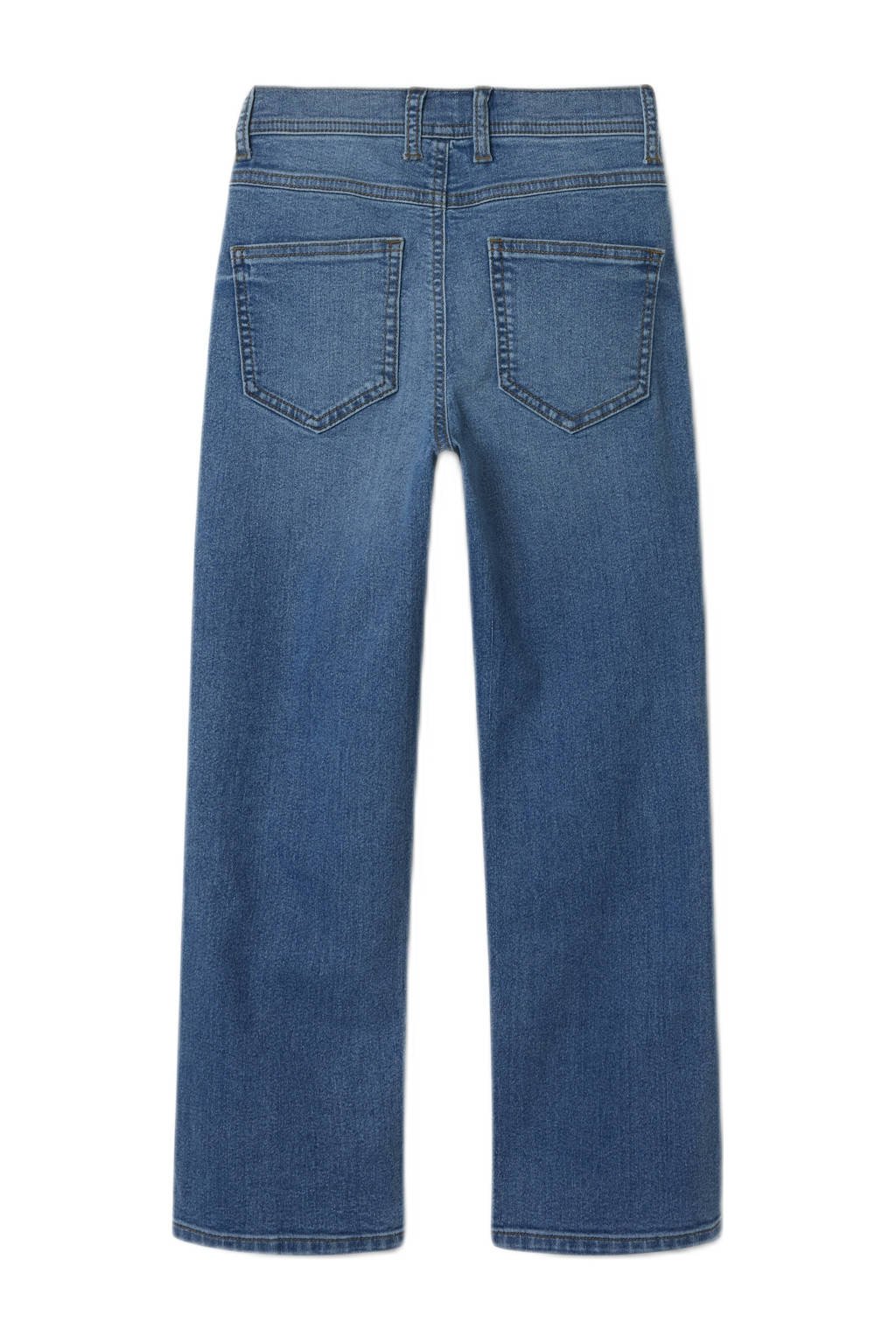 NAME IT KIDS straight leg jeans medium blue denim