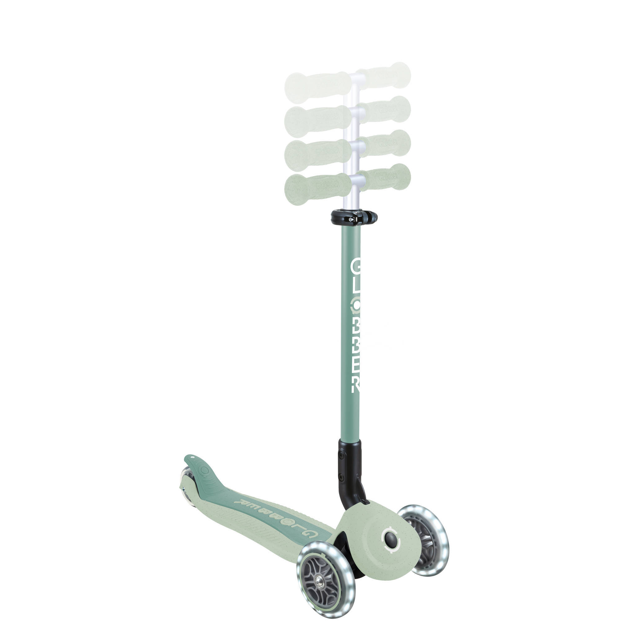 Globber Go Up Active Lights  Pistachio