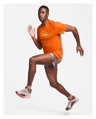 T-shirt Nike Dri-FIT Trail Orange Homme