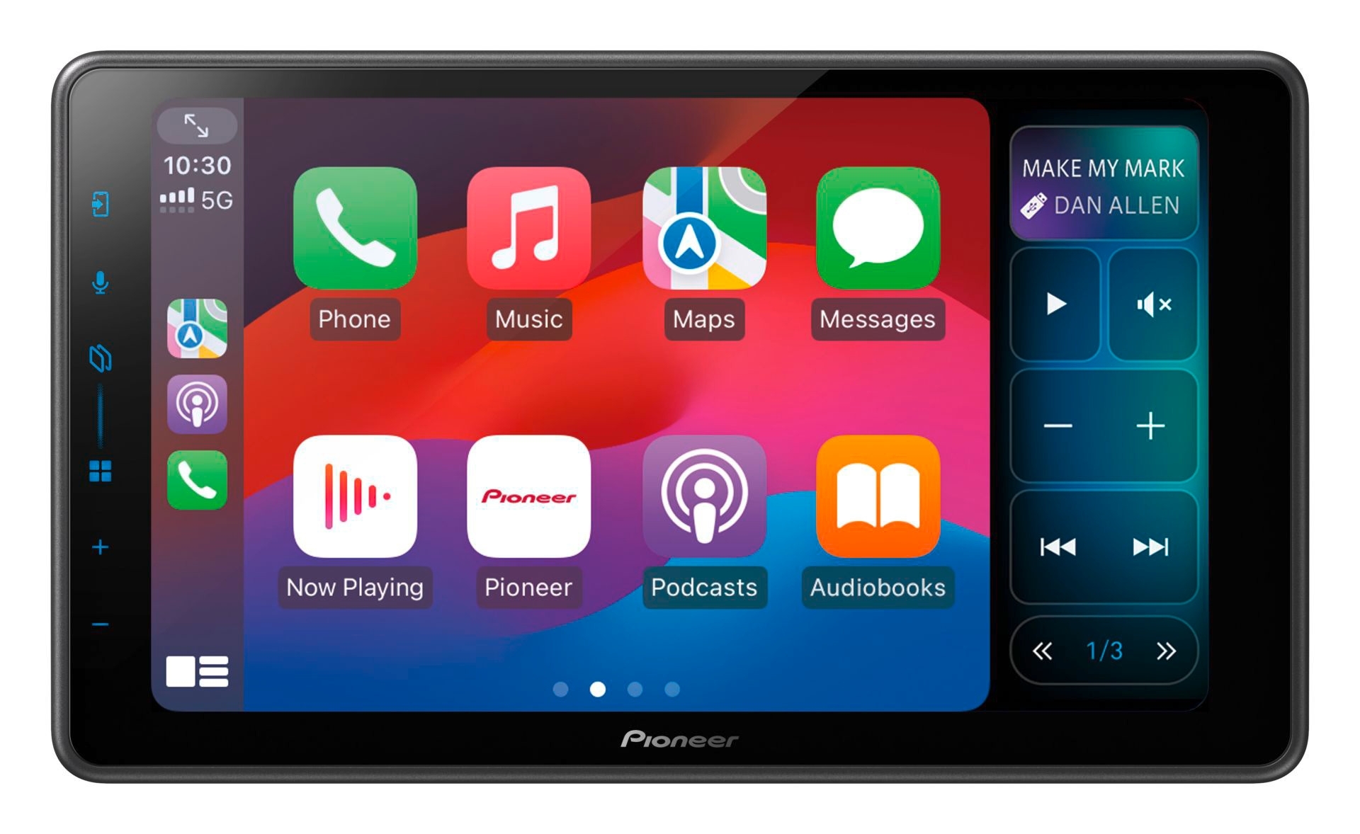 Pioneer SPH-EVO98DAB-C-T Mediacenter passend für Ford Transit mit Radiovorbereitung oder 1 DIN Radio