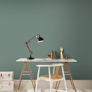 Vliesbehang Uni groen 100559