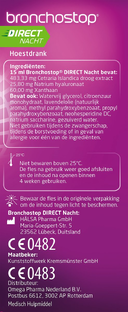 Bronchostop Direct Nacht 5-in-1 Hoestdrank 120ML