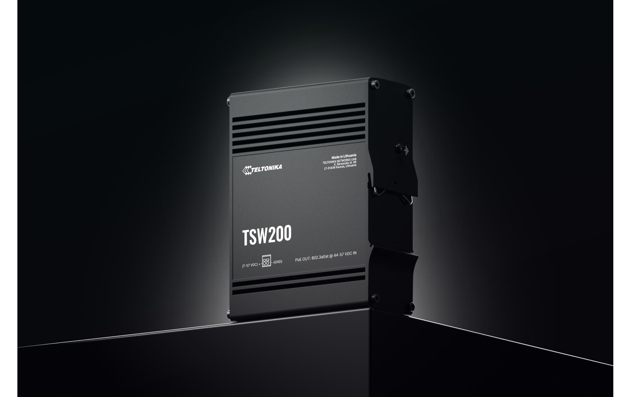 PoE+ Switch TSW200 10 Port<br>Industrial Unmanaged PoE+ Switch