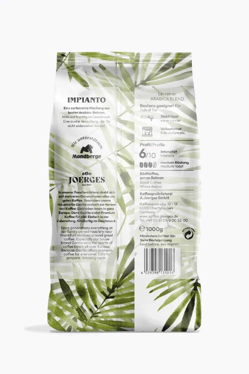 Gorilla Espresso Impianto 1kg