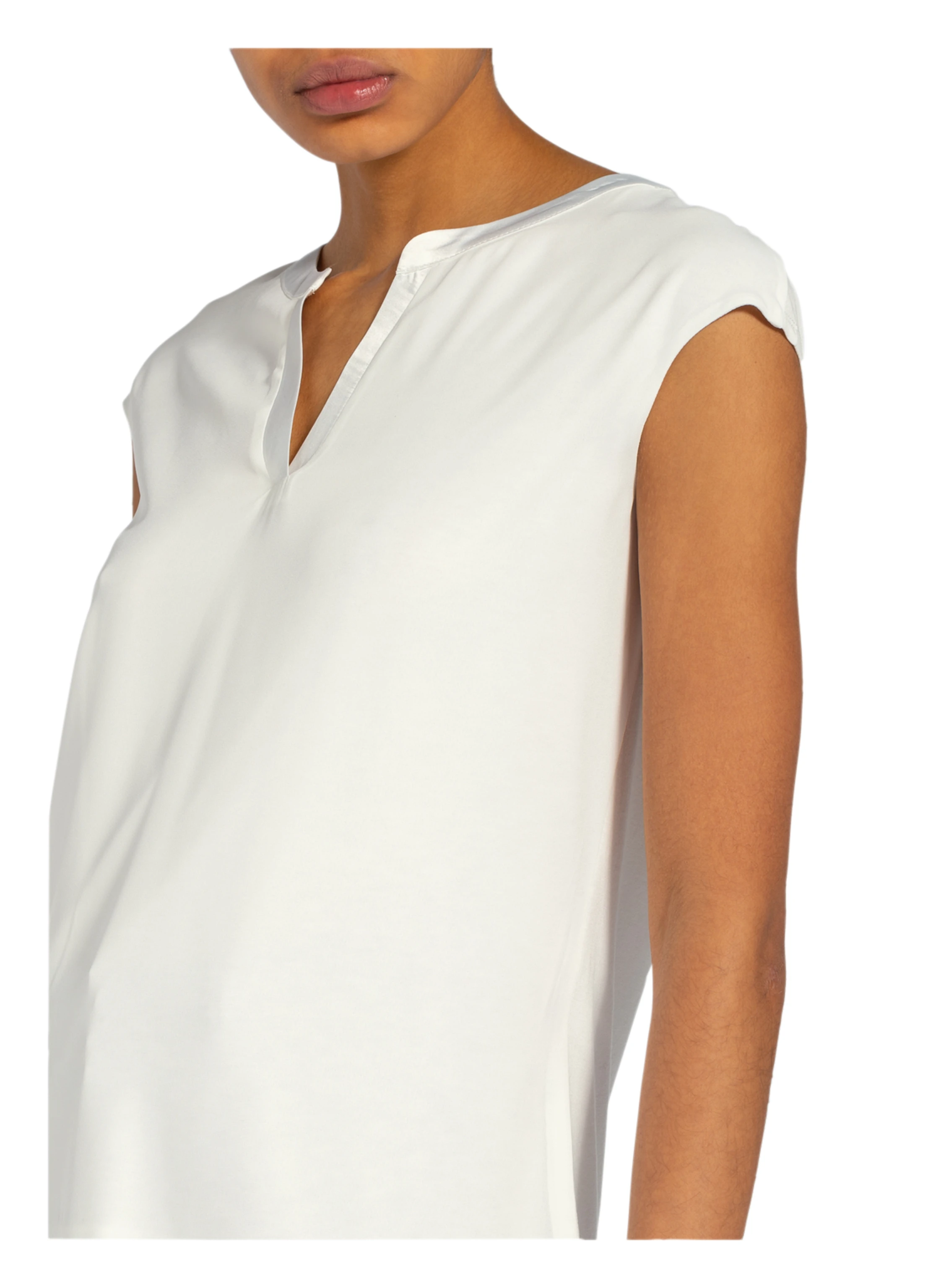 comma Blusenshirt im Materialmix