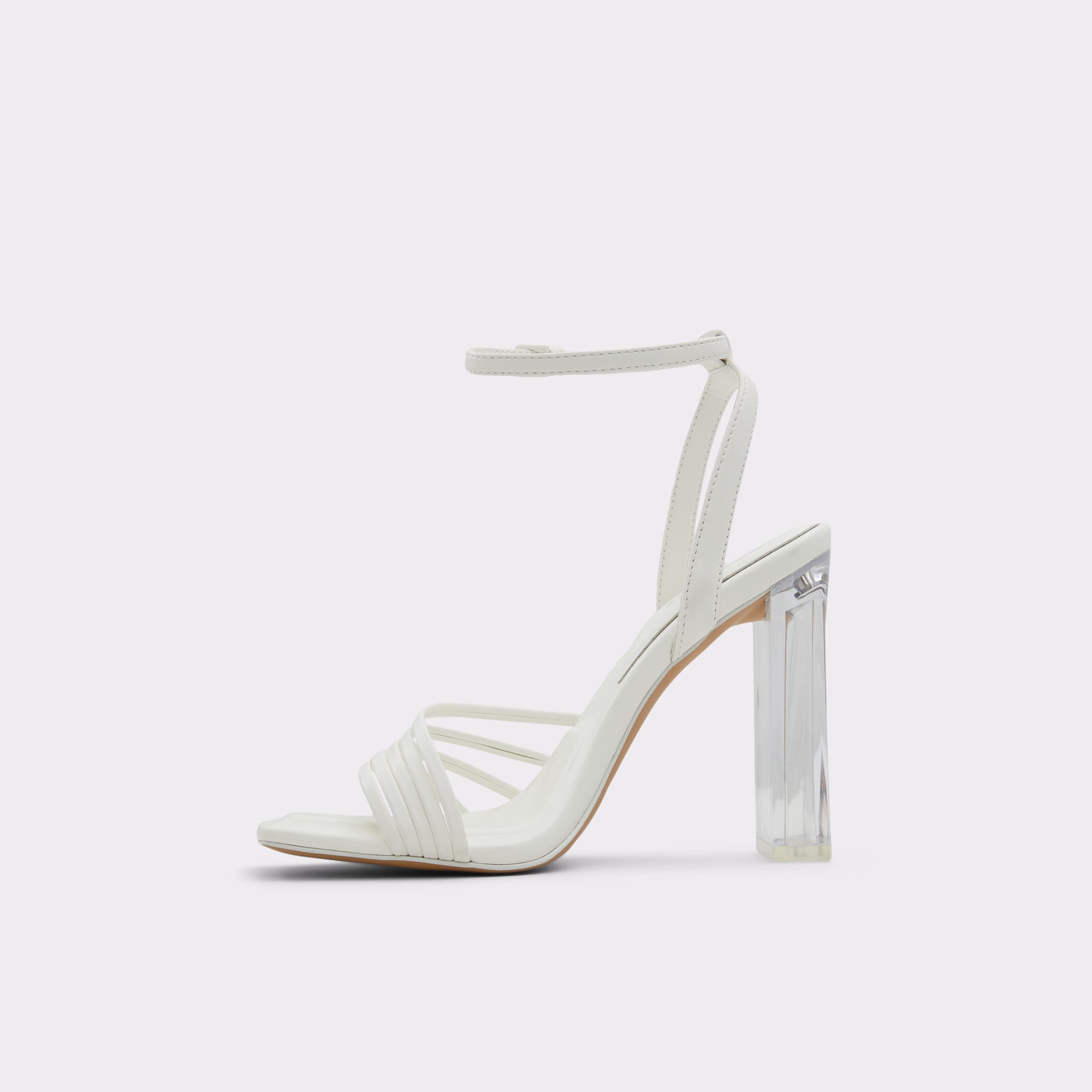 Estela White Women Strappy Sandals