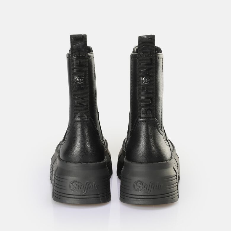 AVA Chelsea Bottes vegan, noir