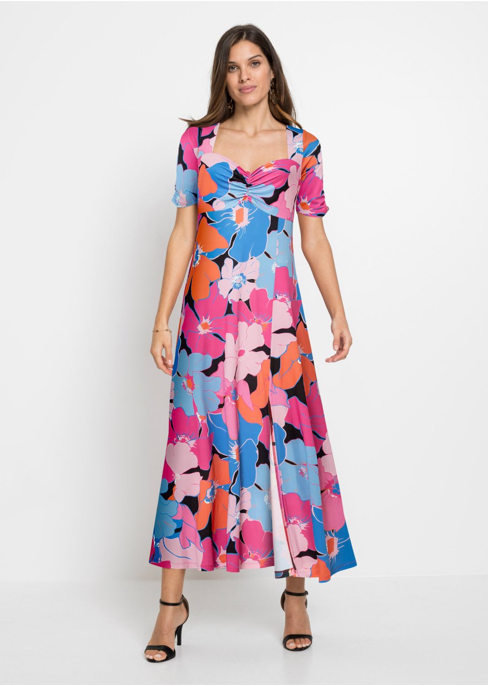 Robe longue avec fente