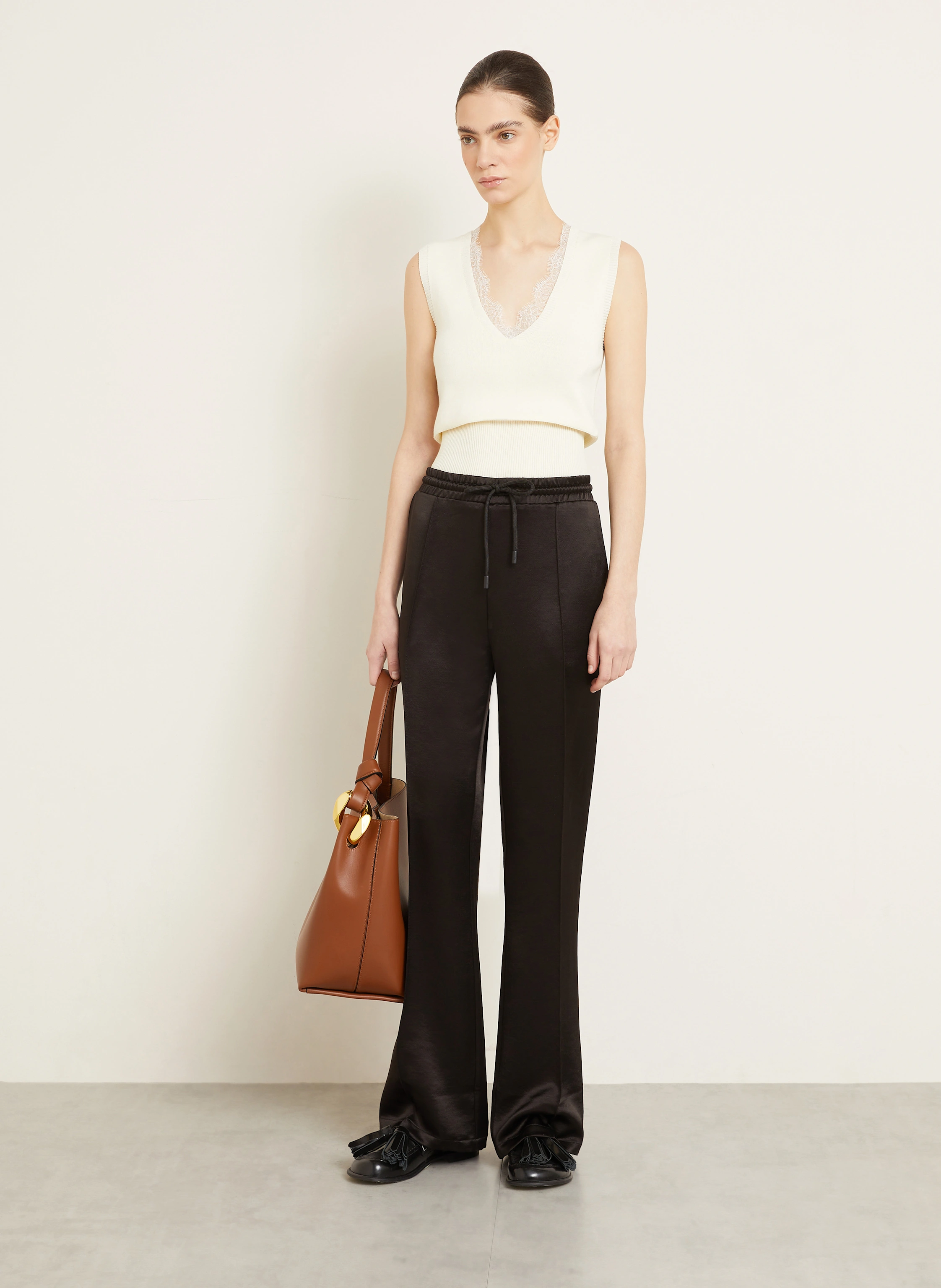 JW ANDERSON Marlenehose aus Satin