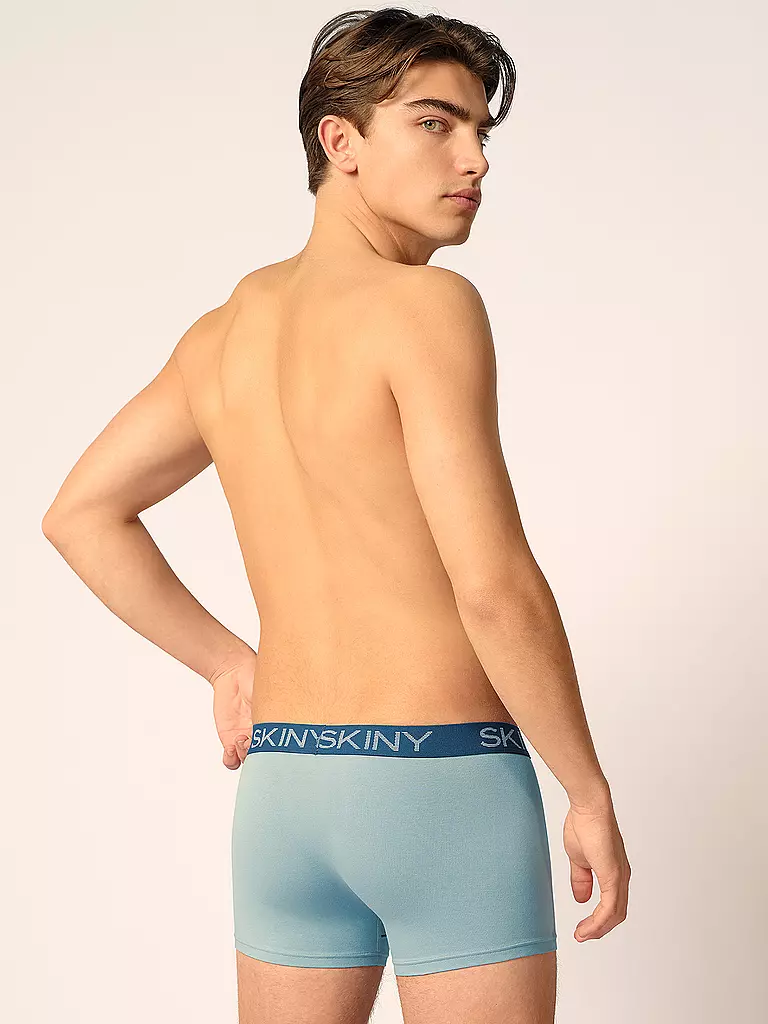 SKINY Pants 2er Pkg. lapisblue stripes selection mint