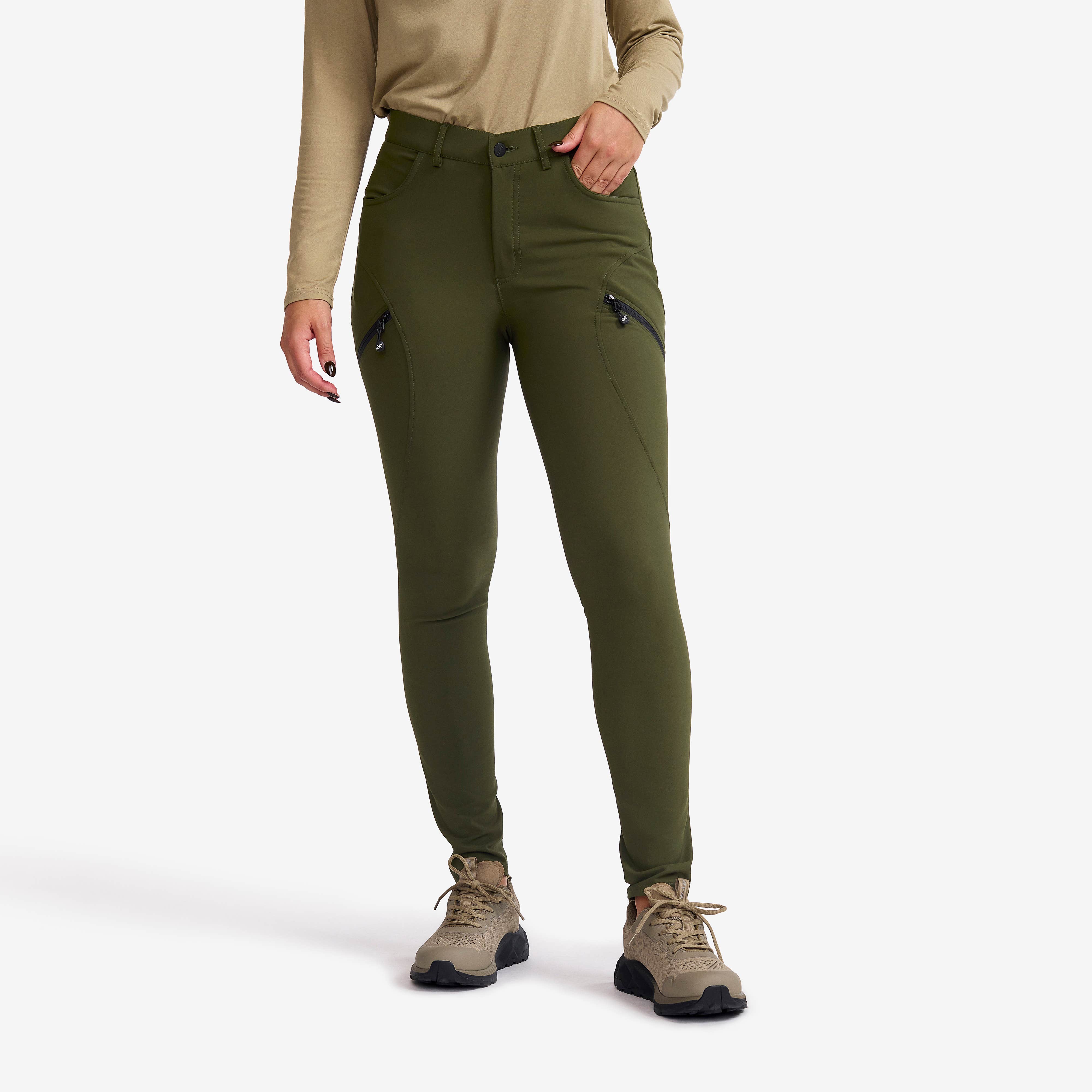 Bouncer Highwaist Jeans Dame Forest Night