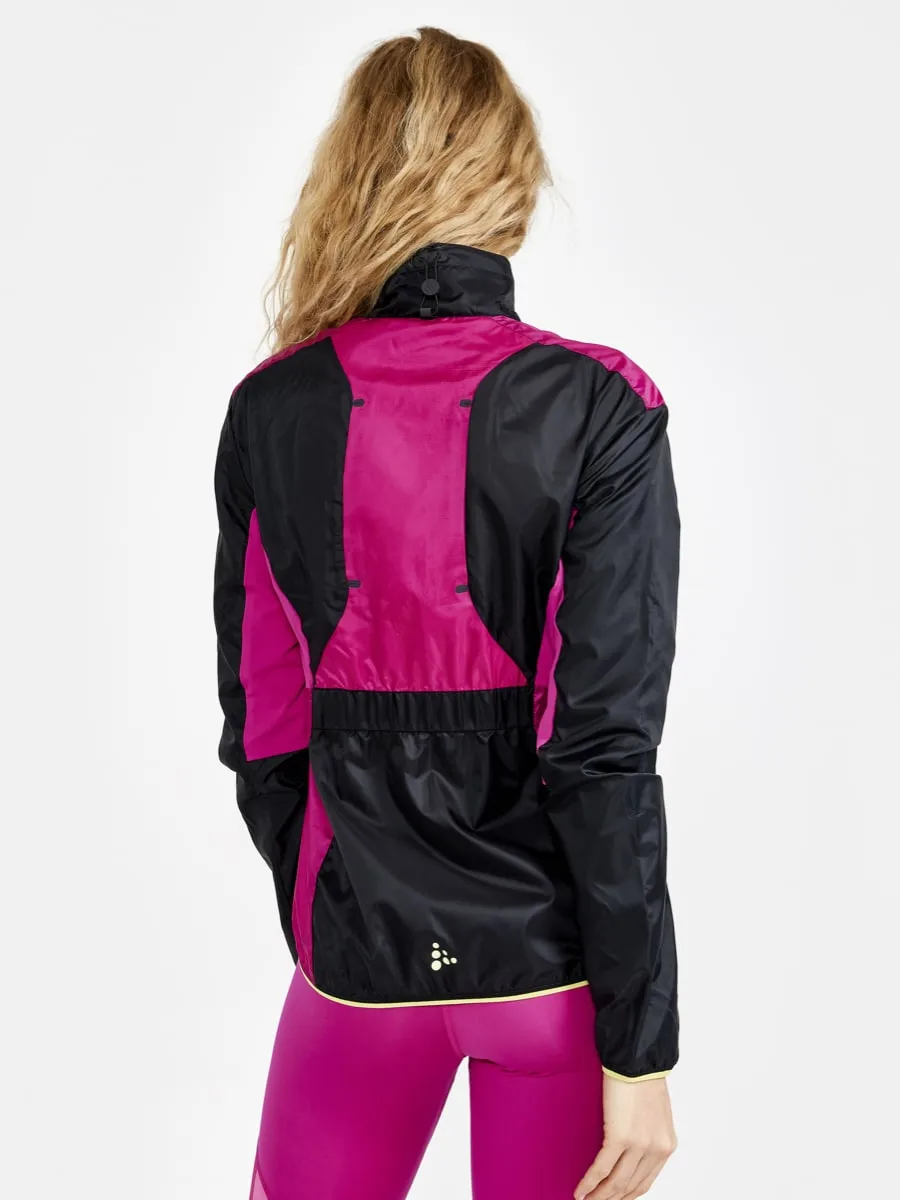Craft Women's Pro Hypervent Jacket Black-Roxo