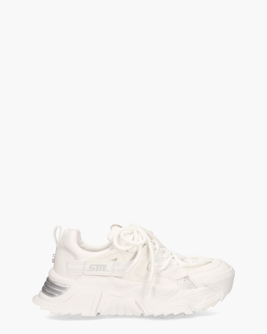 Steve Madden Kingdom-E Wit Damessneakers