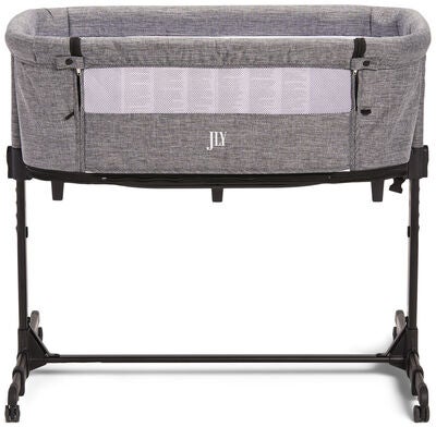 JLY ALLIE Bedside Crib- & Lekegrind, Mørkegrå