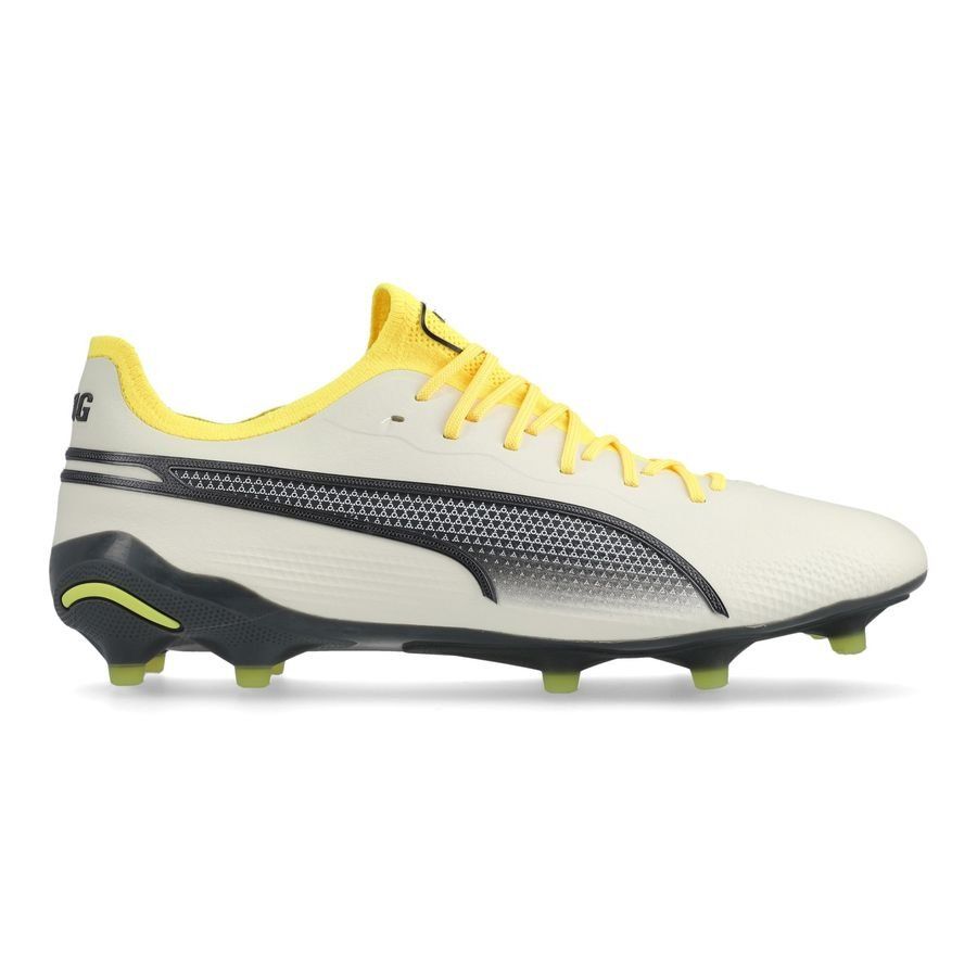 PUMA King Ultimate FG/AG Voltage - Alpine Snow/Gris/Yellow Blaze Femme