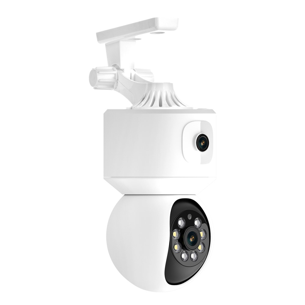 (2x2MP) 355° / 90° WiFi Internet Dual IP Kamera IR Nachtsichtfunktion / Audio und Bewegungserkennung (iOS/Android)