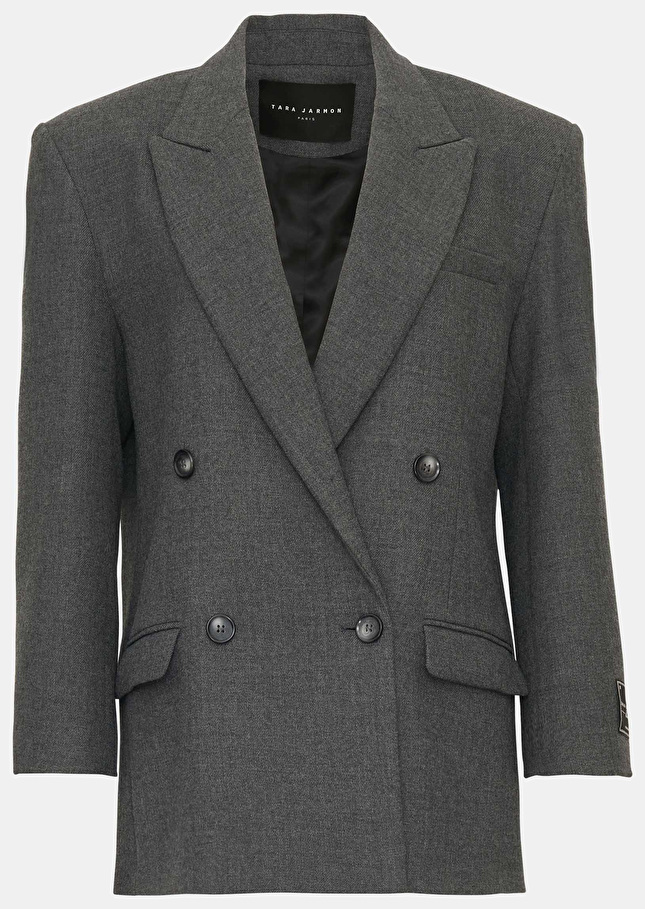 Veste Vladgrise en toile tailleur