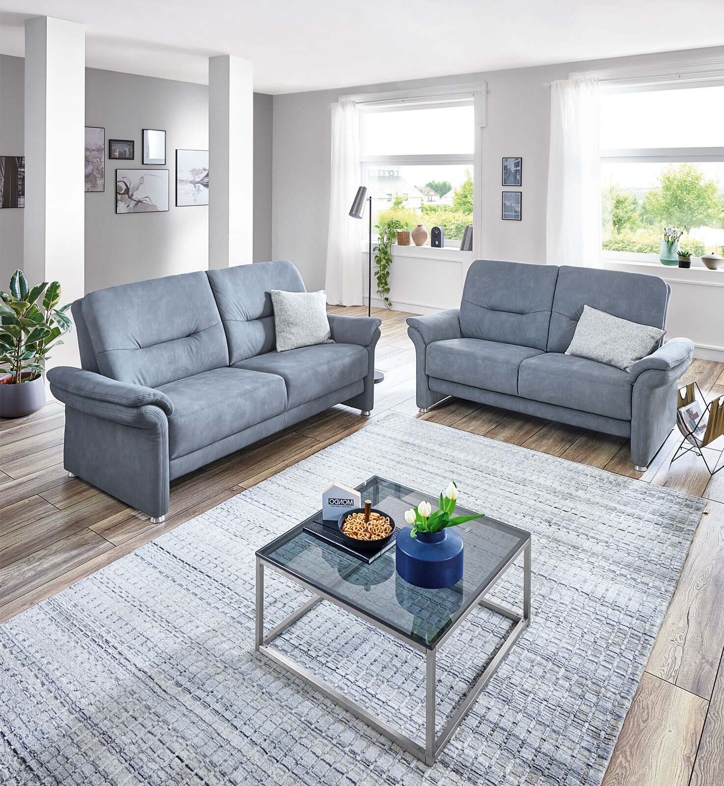 MONDO Sofa 3-Sitzer RECITA denimblau