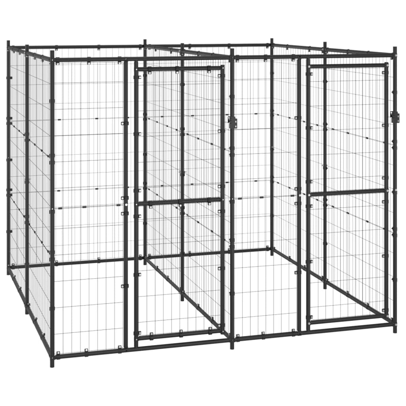 VidaXL Hundehütte 2,2 m, 2,2 m, 1,8 m