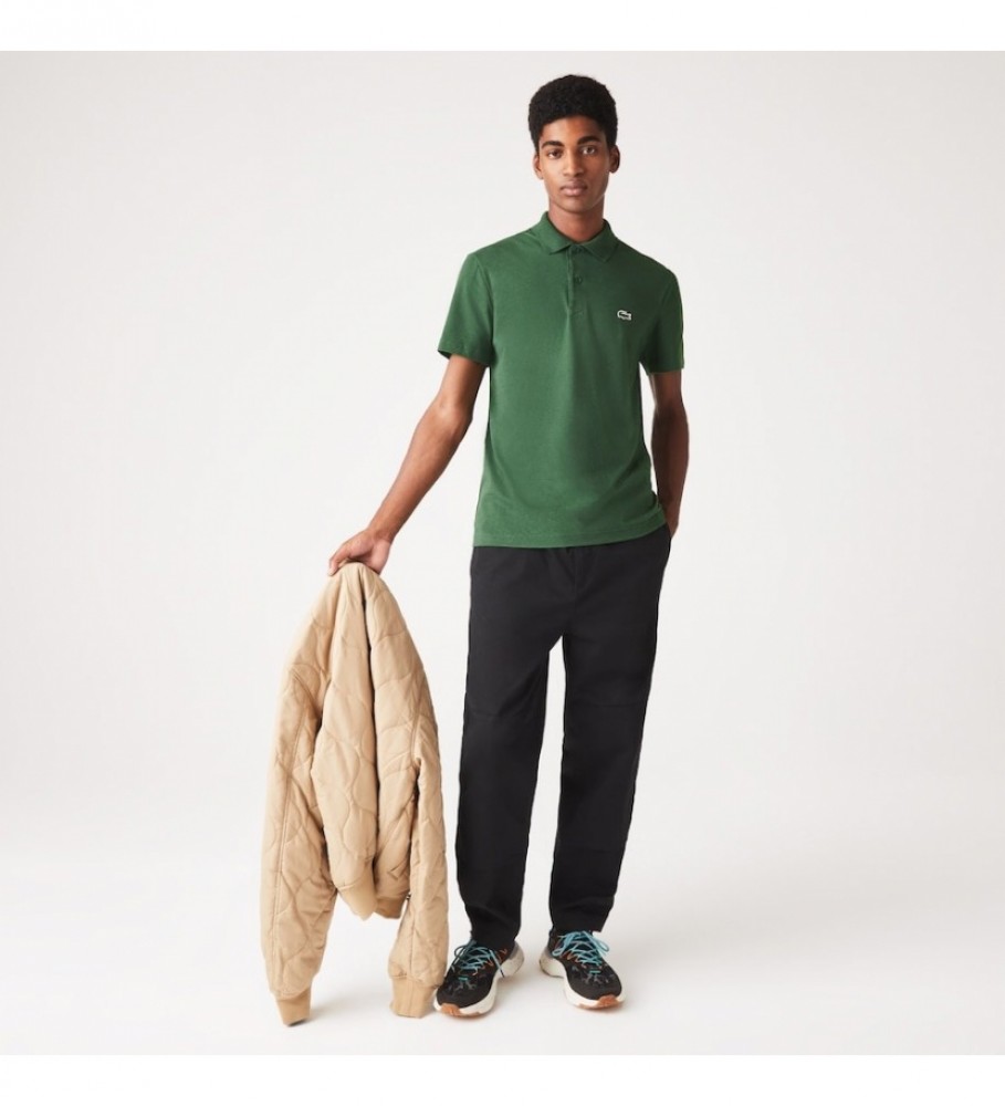Polo Lacoste de corte regular verde