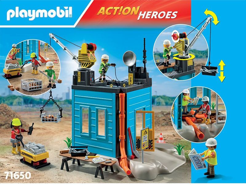 PLAYMOBIL Action Heroes PROMO Bouwplaats - 71650
