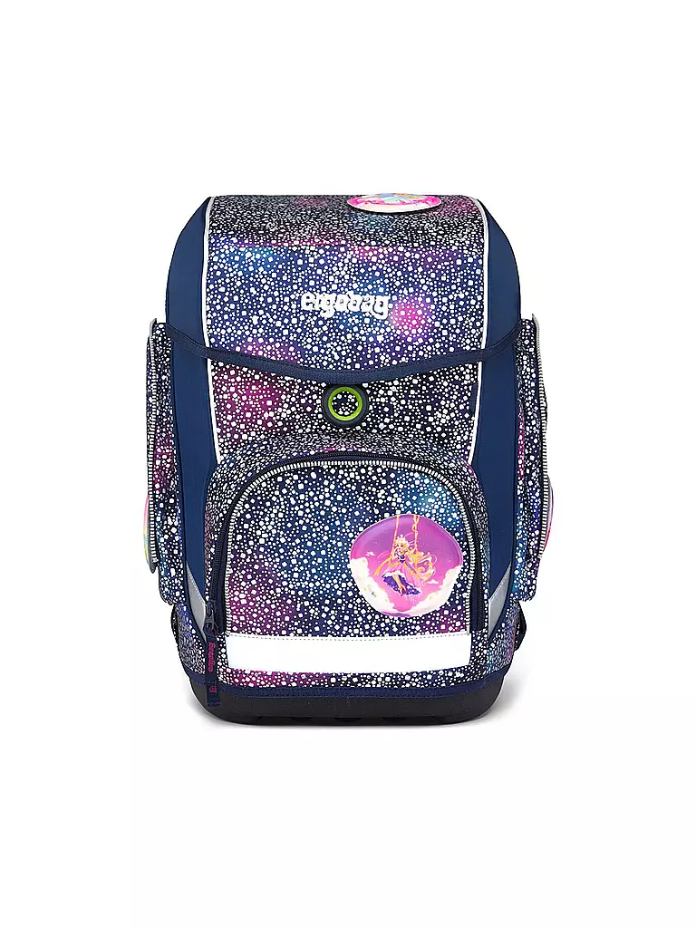 ERGOBAG Schultaschen Set 5tlg CUBO Reflex Glow - Bärlaxy lila