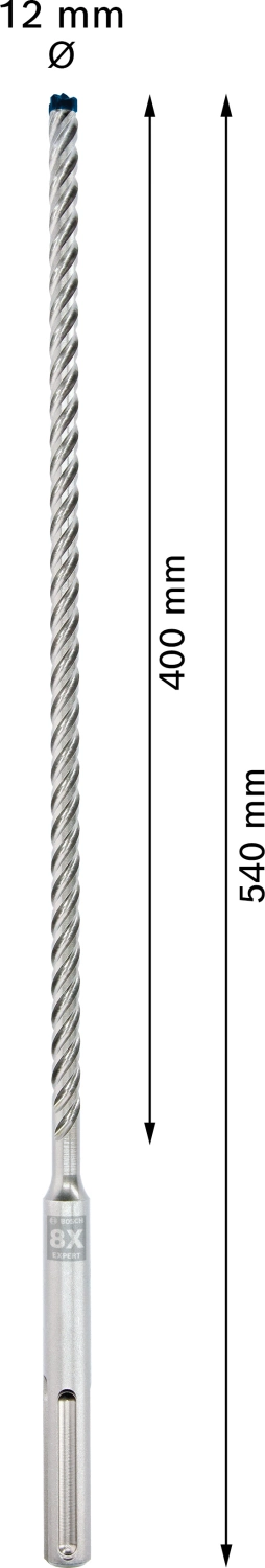 Bosch 2608900202 EXPERT Hamerboor SDS Max-8X - 12x400x540mm