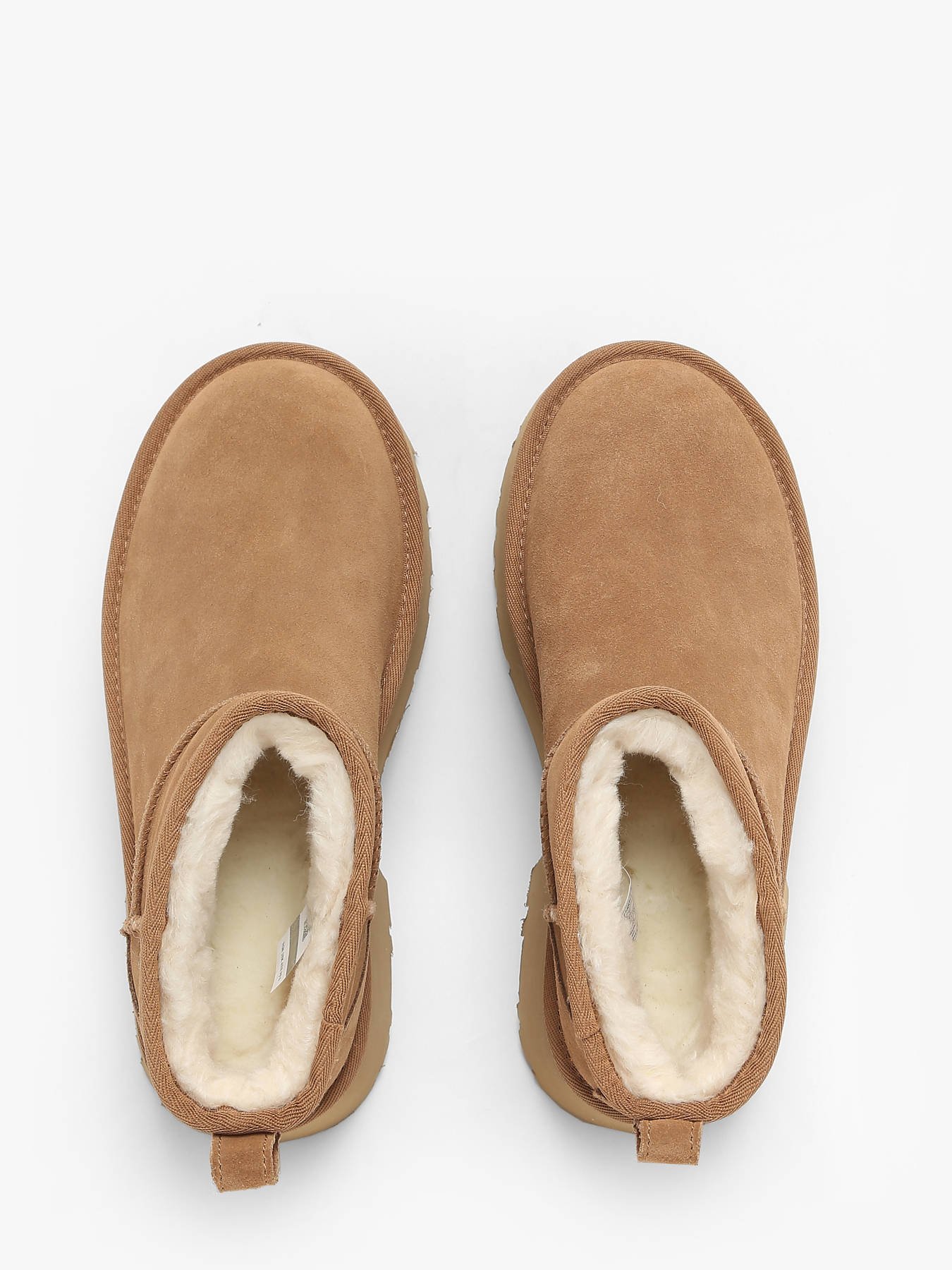 Boots Classic Ultra Mini semelle compense en cuir UGG