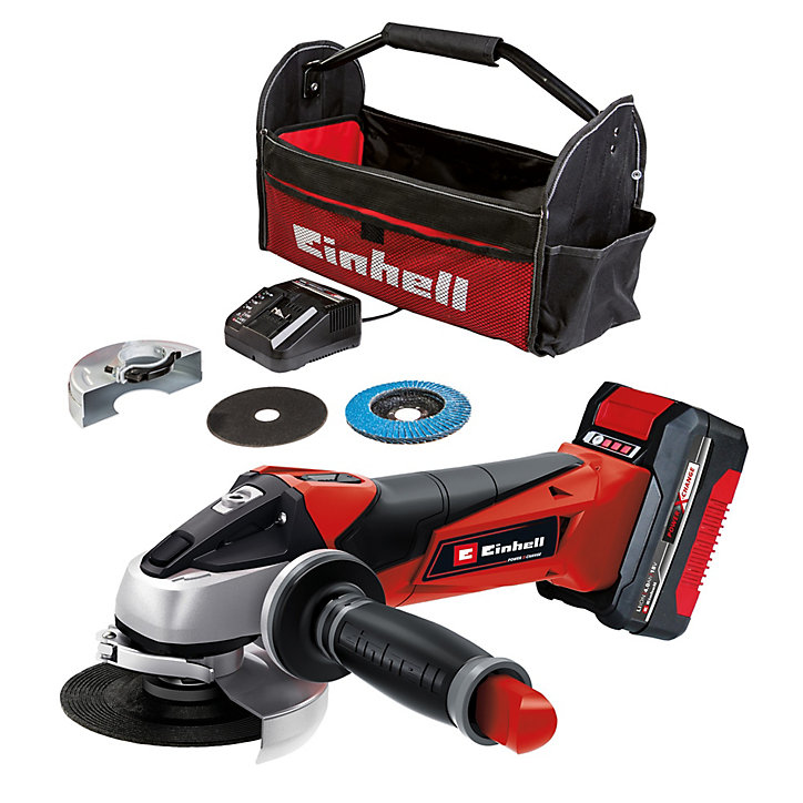 Meuleuse d'angle sans fil Einhell TE-AG 18/115 Li 18V - 4.0 Ah