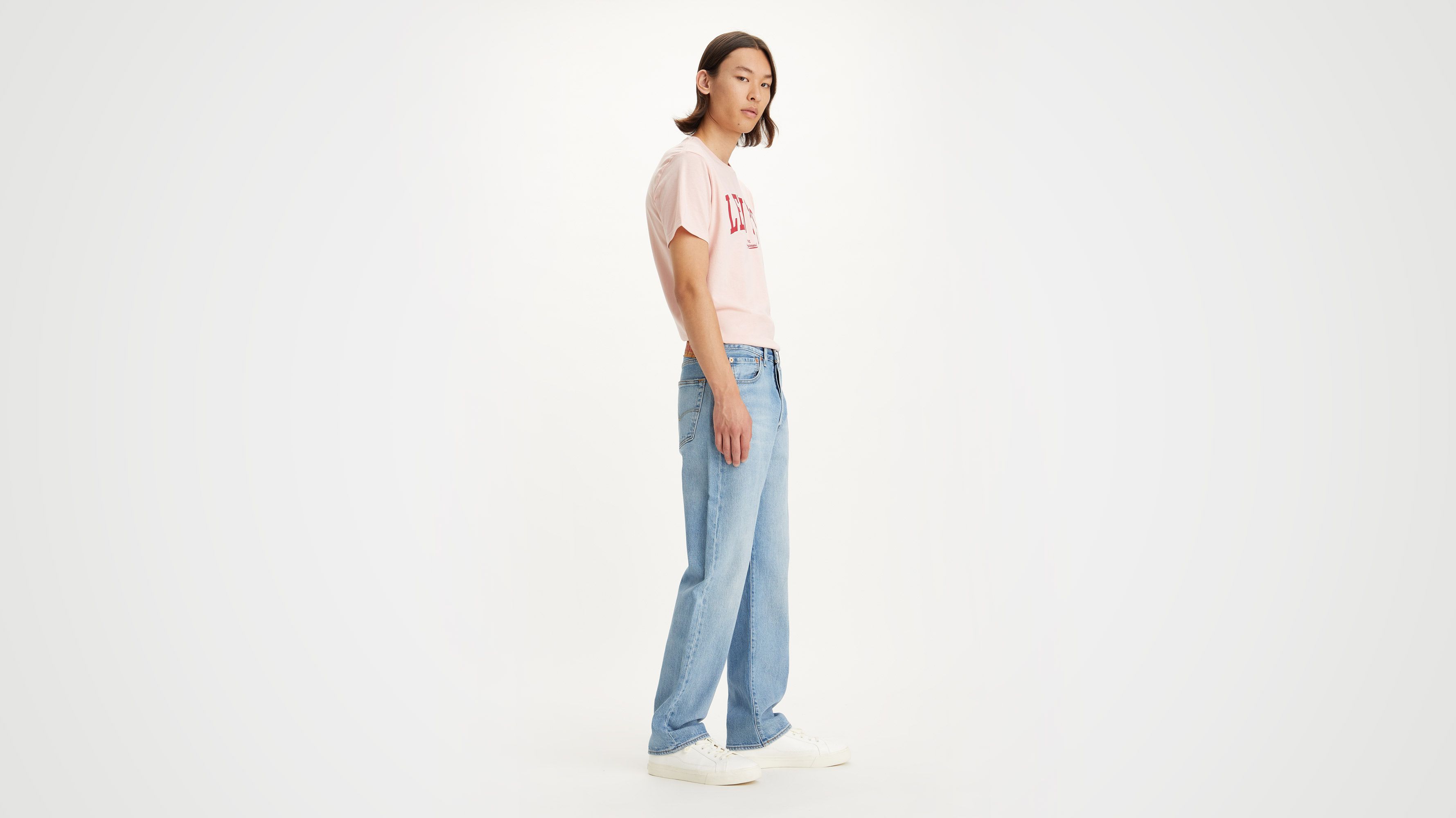 Jean 501® Levi's® Original - Light Indigo Worn In - Bleu