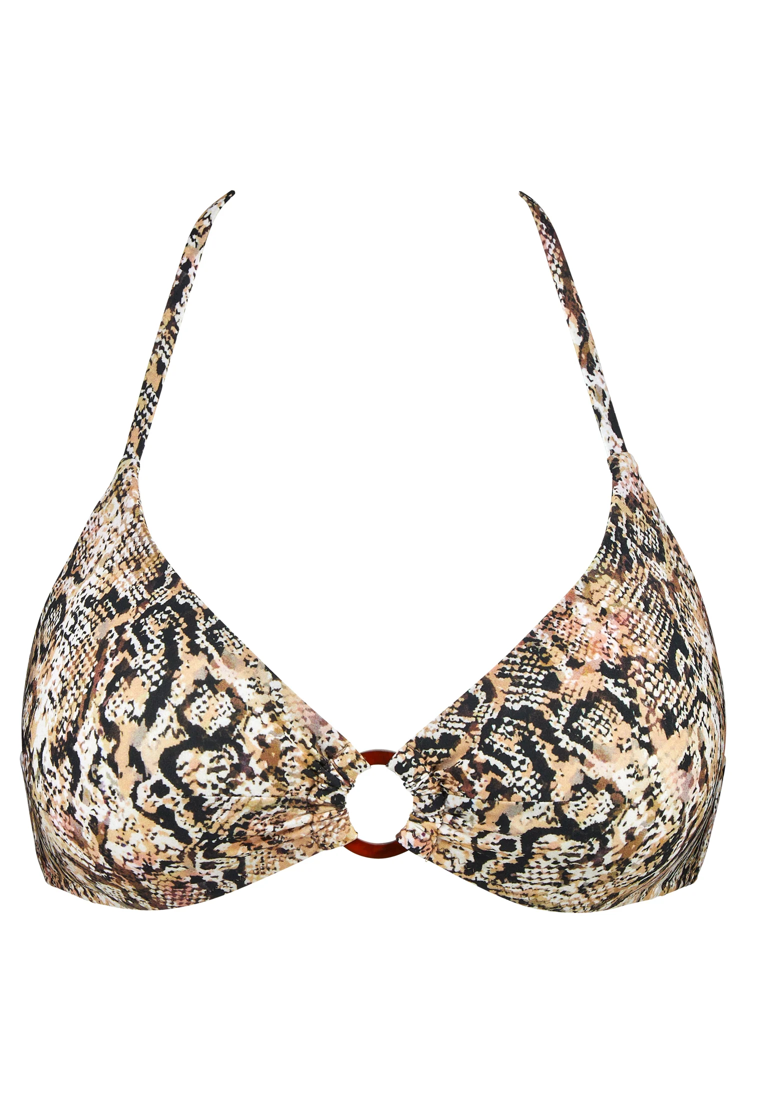 FIERCE SPIRIT - Haut de maillot de bain triangle coques amovibles | Beige
