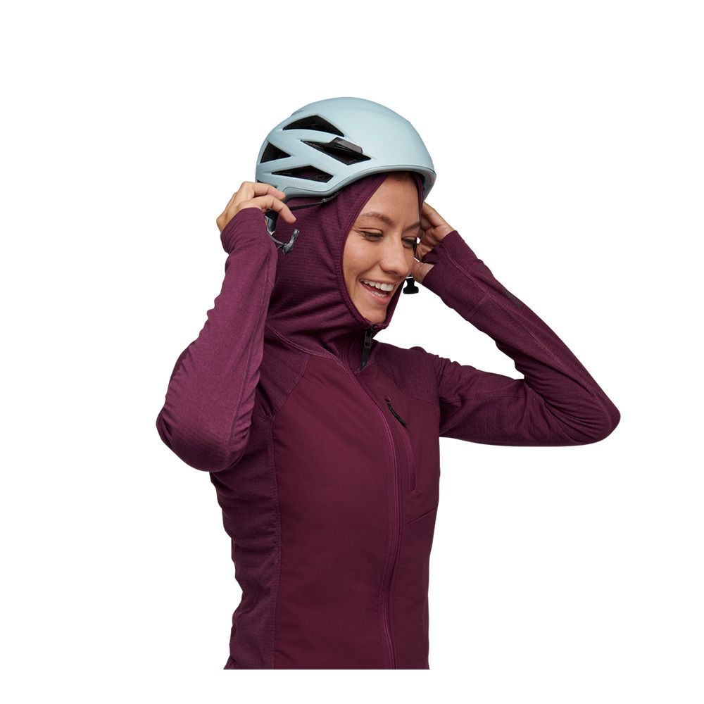 Black Diamond COEFFICIENT LT HYBRID - Sweat Femme blackberry
