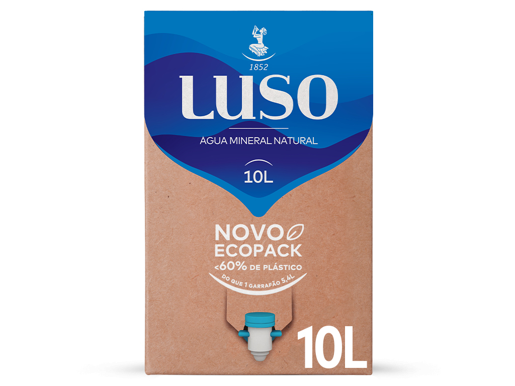 AGUA MINERAL LUSO ECOPACK 10L