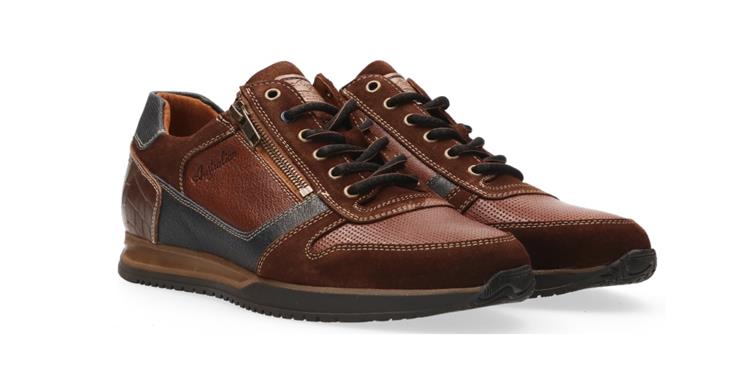 Australian Footwear Browning Leather Brown Blue