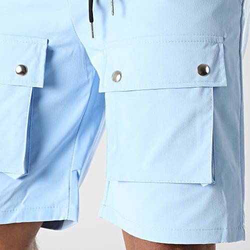 Short Cargo Bleu Clair