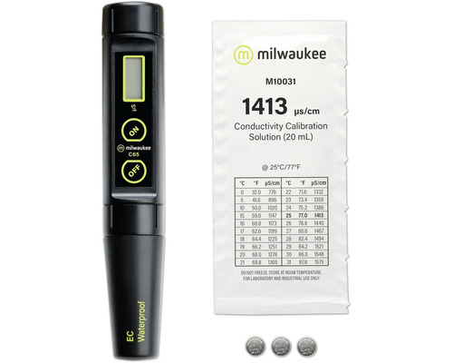 Milwaukee C65 waterdichte geleidbaarheidspen aquariumwateranalysemeter