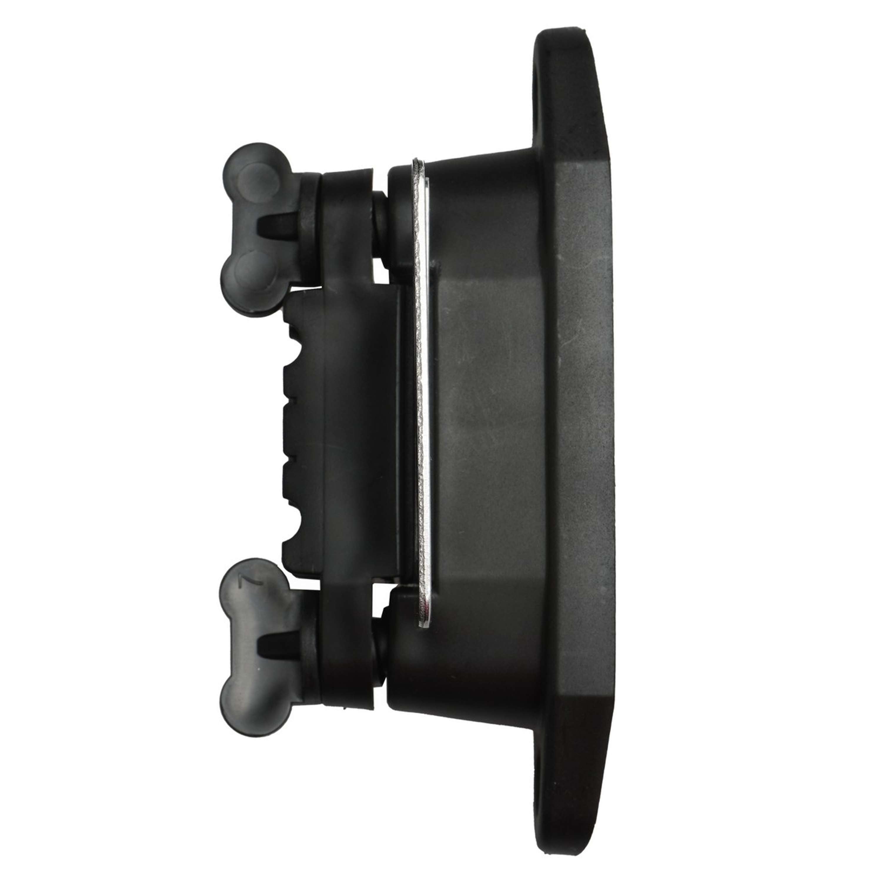 Agradi Power Poortgreep Isolatorset Profi Rvs 4 Stuks Zwart