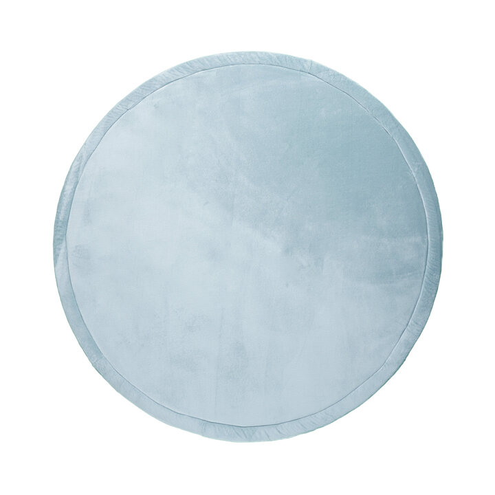 Ronde speelmat - Jip Blauw | Wasbaar