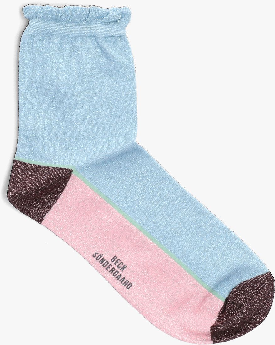 BECKSONDERGAARD blauwe becksondergaard sokken blocka glam sock