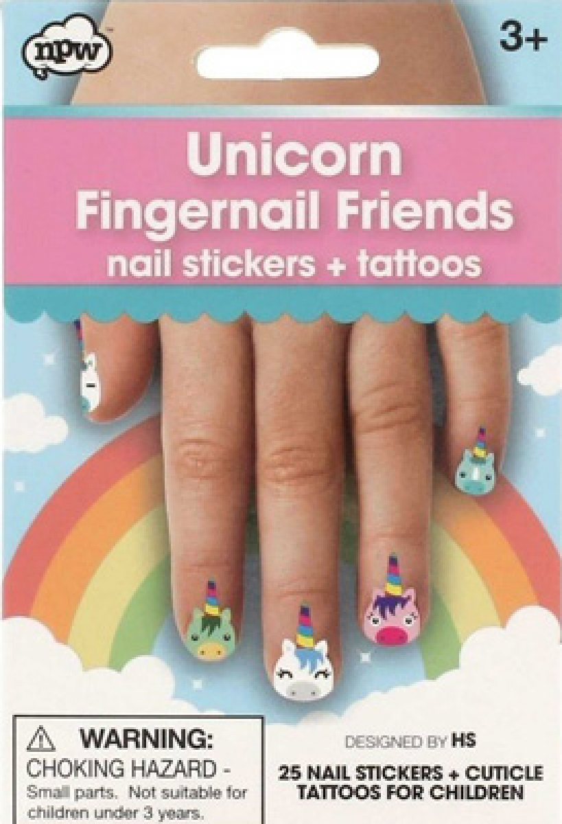 Unicorn Fingernail Friends & Cuticle Tattoos