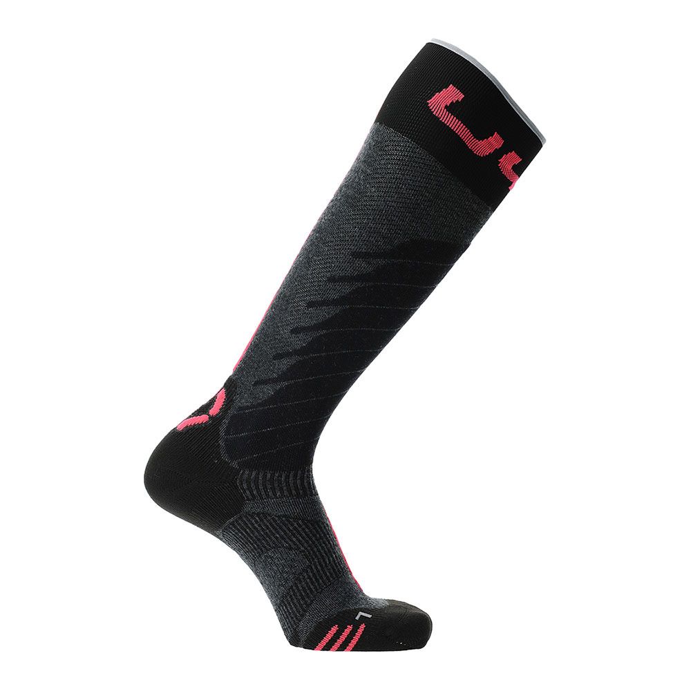Uyn ONE - Chaussettes Femme anthracite/pink