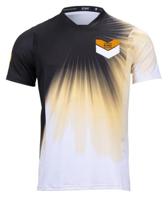 Maillot Manches Courtes Kenny Indy Noir Blanc