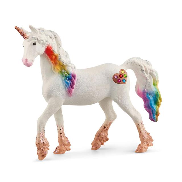Speelgoedpaard Schleich Regenboog Eenhoorn Merrie